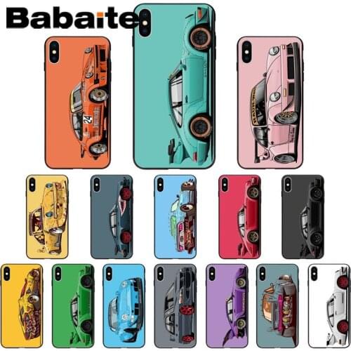 Babaite Japanese modified car RWB 911 964 933 Soft Silicone Phone Case Cover for iPhone 11 pro XS MAX 8 7 6 6S Plus X 5 5S SE XR