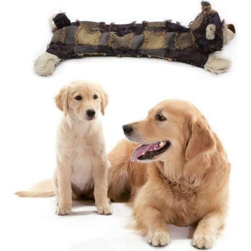 4 Colors Cute Plush Toy Squeaky Pet Needy Bear Animal Plush Toy Dog Interactive Bite-resistant Toys Pet Supplies