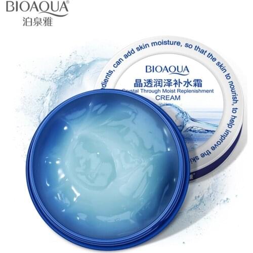 BIOAQUA Face Cream Crystal Moisturizing Face Cream Whitening Hyaluronic Acid Skin Care Lifting Firming Anti Wrinkle Day Cream