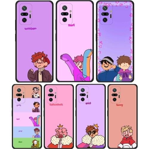 Dream Smp Cover For Xiaomi Redmi Note 10 Pro 8T 9T 7 8 9 Pro 9S 10 5G 9A 8 Pro Cell Phone Case Black Soft Shell Coque