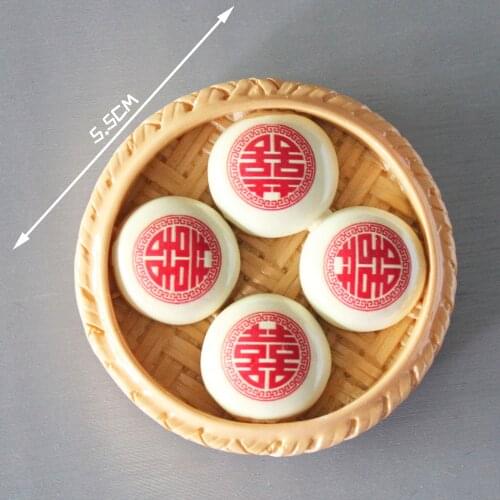 Creatie Beijing Roast Duck Refrigerato Magnetic Sticker Simulation Food Chinese Bun Polyresin Fridge Magnets Souvenir Gifts