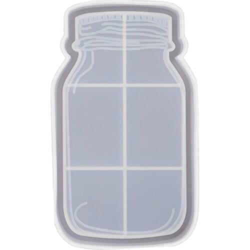 DIY Epoxy Crystal Resin Silicone Mold Bottle Container and Stopper for DIY Tray Home Decoration Jewelry Making