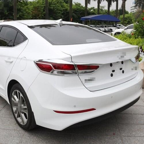 For hyundai Elantra 2016 2017 2018 large shade taillight box rear lights decorative light strip modification parts