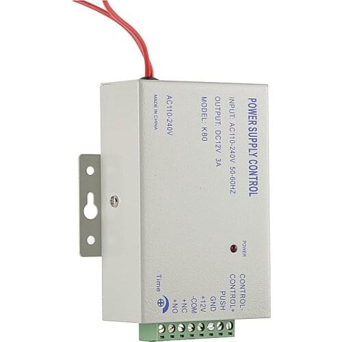 Door Access Power Supply Control DC 12V 3A /AC 110v~240V Brand NEW