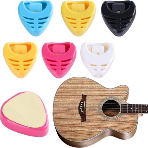 Guitar Pick Box 3.6cm Plastic Material Guitar Accessories 2019 NEW Durable Pick Box Holder Electric Acoustic Guitar Part