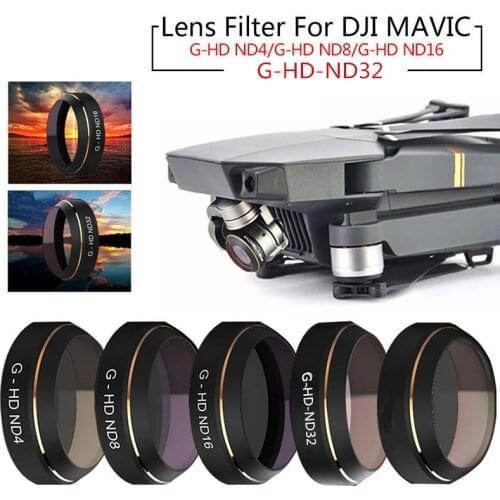 HD ND4 ND8 ND16 ND32 ND64 Lens Filter Drone Quadcopter Parts Accessories For DJI MAVIC Pro