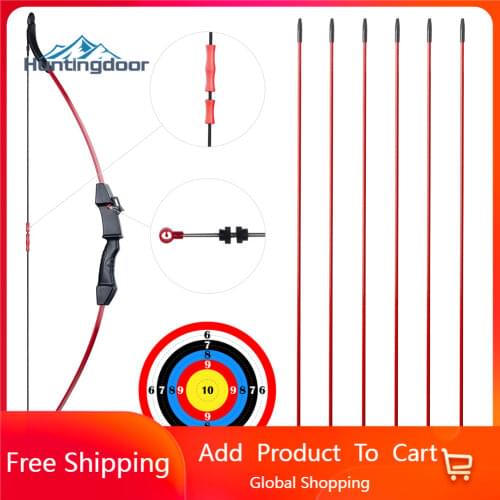 Junxing Outdoor Youth Recurve Bow Outdoor Sports Game Toy Bow and Arrow Archery Set Archery Training Toy