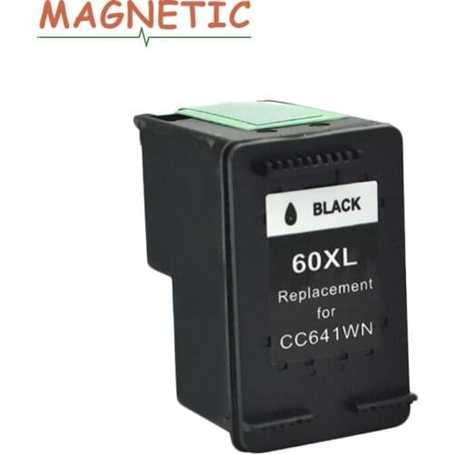 Magnetic Compatible Black Ink Cartridge For HP60 For HP Deskjet F2480 F2420 F4480 F4580 F4583 D2660 D2530 F4280 PhotoSmart C4683