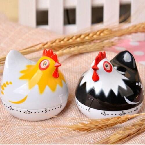 Hen Shape Kitchen Timer Manual Mechanical Food Cooking Timers Gift for Kids