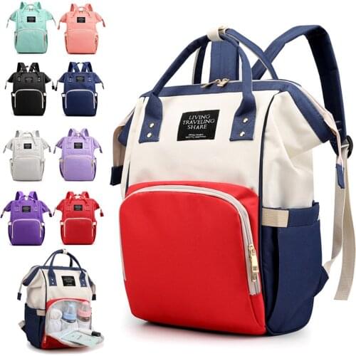 Mummy Diaper Bag Backpack Zipper Large Capacity Multifunction Waterproof Travel Backpack mummy Nursing Bag Backpack Baby Care