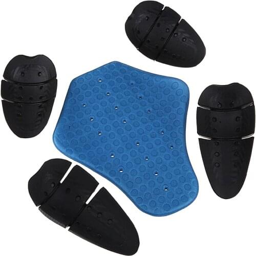 Motorbike Outdoor Riding Racing Bikers Detachable Shoulder+Knee+Back Insert Padding Armours