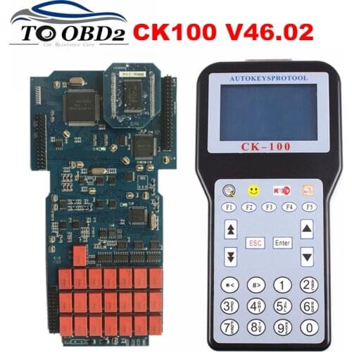 2019 Newest CK100 Auto Key Programmer CK-100 V46.02 OBD2 Key Transponder 46.02 Latest Generation of Silca SBB With 1024 Tokens
