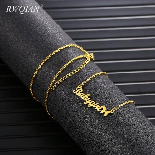 Personalize Butterfly Pendant Name Necklaces for Women Custom Nameplate Necklaces Gold Stainless Steel Chains Necklace Jewelry