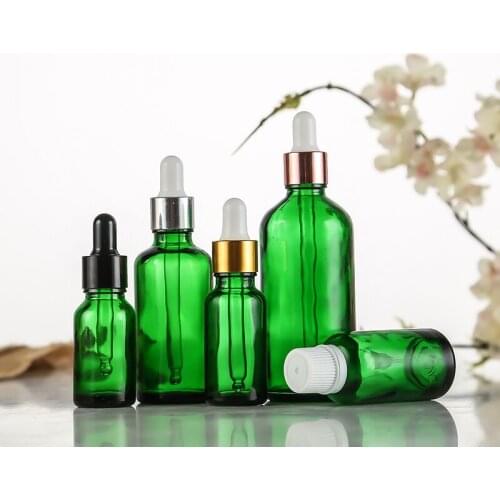 500pcs 5ml 10ml 15ml 20ml 30ml 50ml 100ml Glass Essential oil Aromatherapy Dropper Bottle Reagent Drop Eye Liquid Pipette Bottle