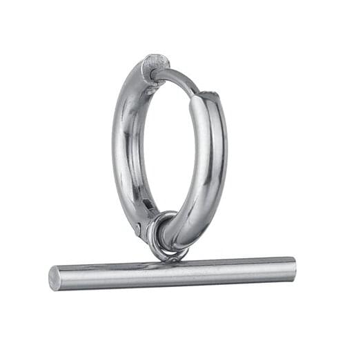 Stainless Steel Ear Studs Unisex Screw Barbell Piercing Earrings Ear Ring for Women Men Jewelry Decoration