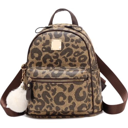 Bagpack leopard Girl School Shoulder Bag Large Capacity Student Backpack Printed bagpack book bags for teenage