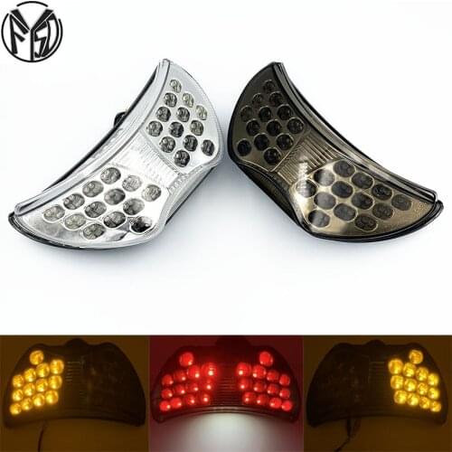 Motorcycle LED Rear Turn Signal Tail Stop Light Lamps Integrated For Honda CBR 600 CBR600 F4 1999 2000 99 00 F4I 2004 2005 2006