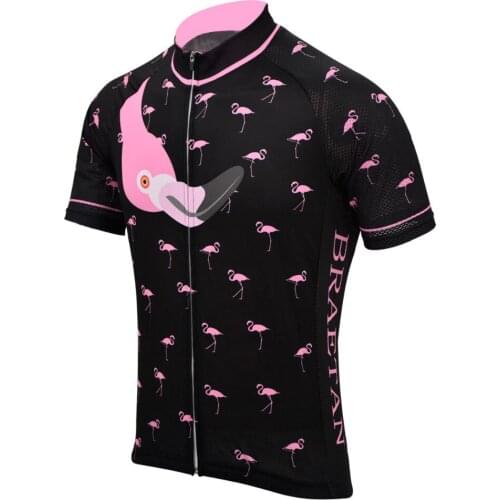 Cycling jersey 2019 men summer short sleeve bike wear black jersey clothing mtb cycling top pink breathable