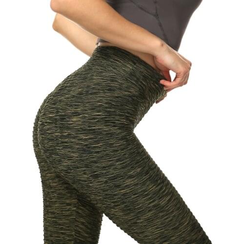 Push Up Leggings Sport Women Fitness 2021 High Waist Jacquard Leggings Running Yoga Pants Energy Tight Leggings Gym Girl Leggins