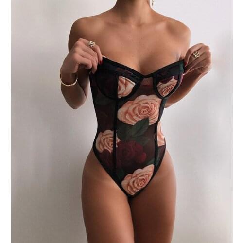 Womens Summer Vintage Corset Body Shaper Lingerie Waist Trainer Bodysuit Erotic Slimness Lingerie Underwear Sexy Lingerie