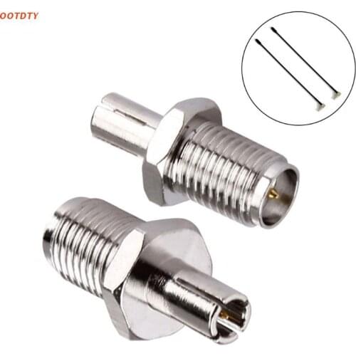 1Set SMA to TS9 RF Coaxial Adapter Male Female Coax Connector Adapter Coupler and Converter 2 Pieces Well Built Professional