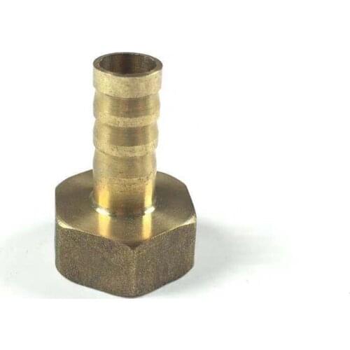 1pc Pipe Fitting 6mm 8mm 10mm 12mm 14mm 16mm 19mm 25mm Hose Barb x 1/2" Female BSP Thread Brass Barbed Pipe Fitting GMN