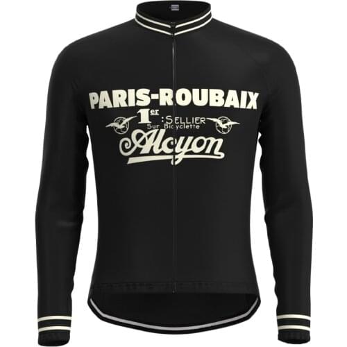 1989 Competition Alcyon Team Man Retro Cycling Jersey Long Sleeves Clothing Triathlon Mtb Bike Jersey maillot ciclismo hombre