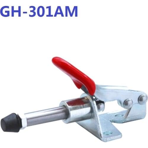 2PC GH-301AM Holding latch 45kgs Push-Pull Action Type Plunger Stroke 16mm Toggle Clamp Quick Release Hand Tools