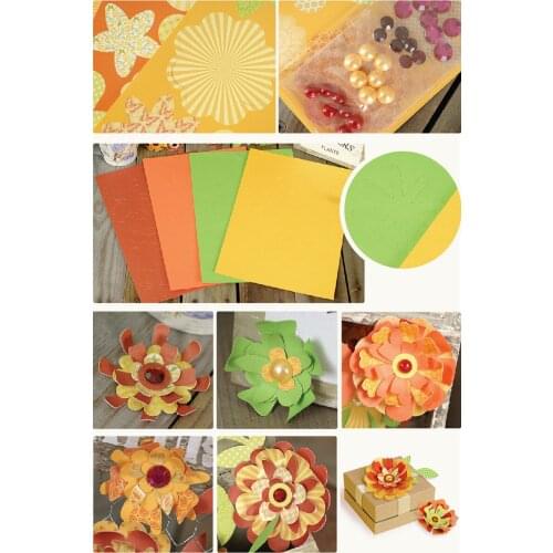 DIY Scrapbook Albums Flower Petals Decorative Handmade Origami Gift Bag Material Tray Material Package SFP