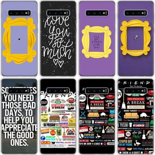 Central Perk Coffee Friends Tv Show Phone Case For Samsung Galaxy S7 S8 S9 S10 S10E S20 S21 FE Note 8 9 10 20 Ultra J4 J6 J8 Plu