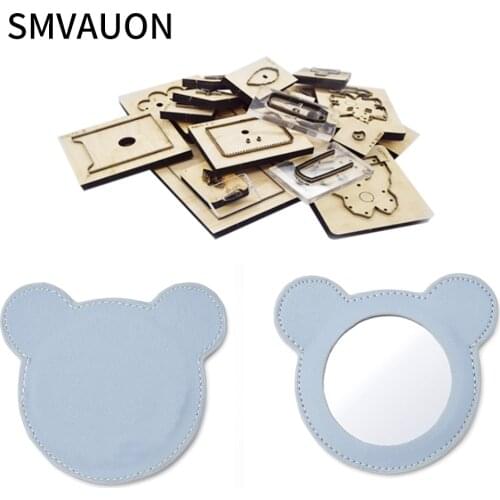 Wood Die Cut Diy Cute Bear Handmade Crafts Leather Moulds Making Decor Supplies Dies Template
