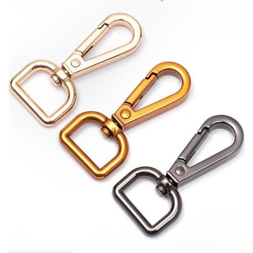 DIY Keychains Metal Key Chains Dog Collar Buckles Swivel Trigger Clip Connector for Bag Clasp Key Ring Gift