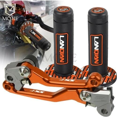 For 250 350 450 505 SXF SX-F 250SX-F 350SX-F 450SX-F 505SX-F CNC Pivot Brake Clutch Levers Dirt Bike Handle Hand Grip Handlebar