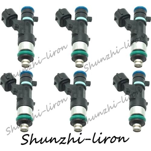 6pcs Fuel Injector Nozzle For Nissan Altima 2007-2013 Rogue Sentra 2008-2013 2.5L L4 16600-JA000 16600-JA00B 0280158130