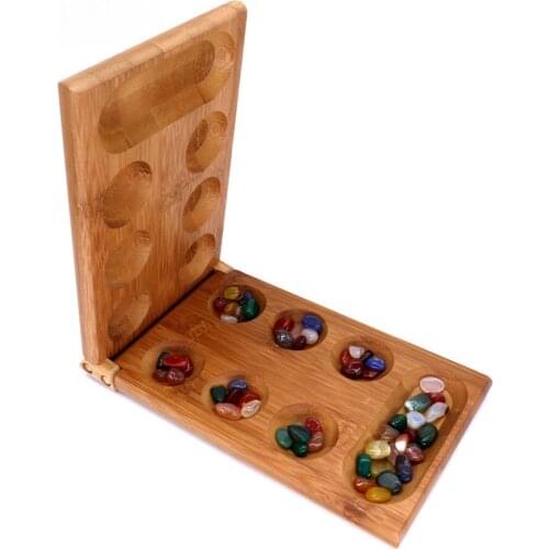 Thinking Puzzle Game Particles Returning African Gem Chess Mancala Children Board Strategy Game Kids Toys