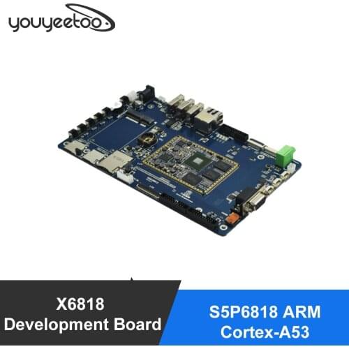 X6818 Development Board S5P6818 ARM Cortex-A53 Octa Core 1G DDR3 8G EMMC+ 7 Inch Capacitive LCD smartfly android linux qt ubuntu