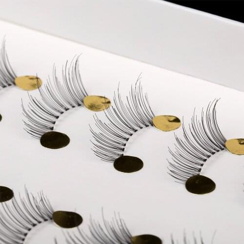 ICYCHEER 10 Pair Makeup Half Eye Lash Winged False Eyelashes Mini Lashes Corner Fake Eye Lashes Handmade