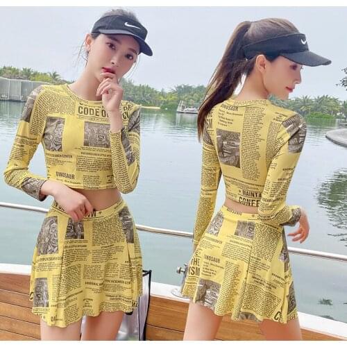 2021 New Bikini Set Women Two-piece Suits Womens Swimsuits Swimming Suit Woman Swimwear Summer Clothes High Waist Swimskirt