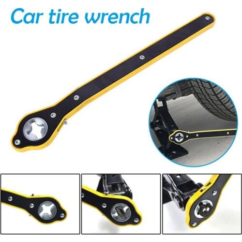 Hot Auto Labor-Saving Jack Ratchet Wrench with Long Handle Car Repair Tool Easy to Use