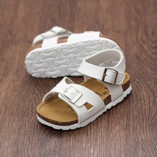 LARTUS Boys Shoes Girls Sandals New Arrivals Fashion Kids Beach Shoes Black Color Shoes Clearance