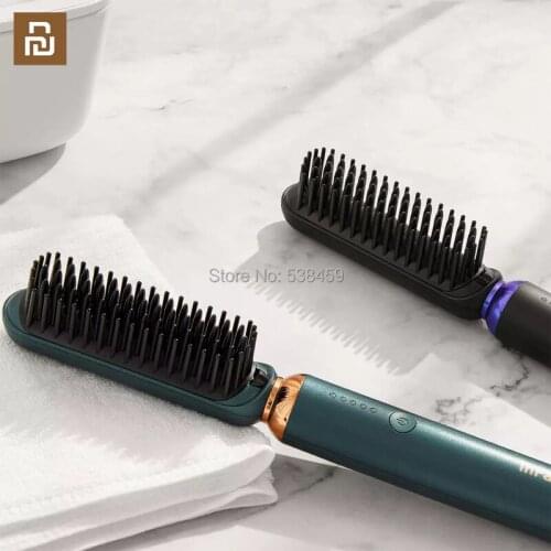Original youpin straight curling comb for 24 hours styling dry and wet anti-scalding design for girls curling iron