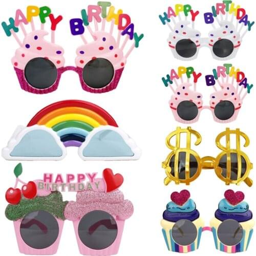 Funny Photo Props Glasses Summer Party Sunglasses Happy Birthday Decoration Tropical Fun Party Photobooth Props Wedding Supplies