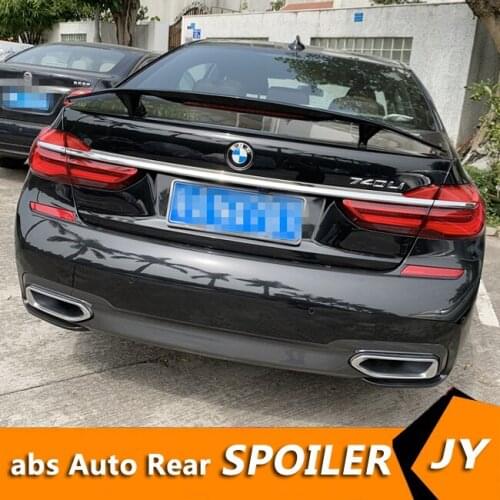 For BMW G12 Spoiler BMW 7 series G11 F01 730 740LI 750 760M Spoiler ABS plastic Material Car Rear Wing Color Rear Spoiler