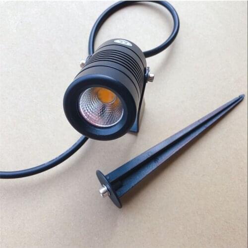 220V 110V Outdoor LED Garden Lawn Light 3W 5W 7W CREE Landscape Lamp Spike Waterproof DC12V Path Bulb Dimmable Green Spot Lights