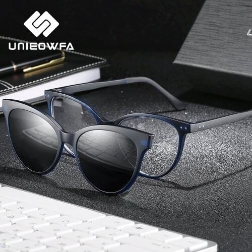 Женские солнцезащитные брендовые очки UNIEOWFA China At AliExpress
