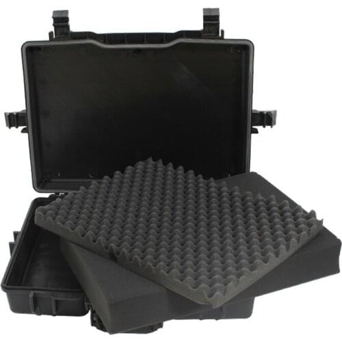 Waterproof Equipment Camera Tool Box Safety Instrument Tool Box ABS Plastic Storage Toolbox Impact Resistant Shockproof Box