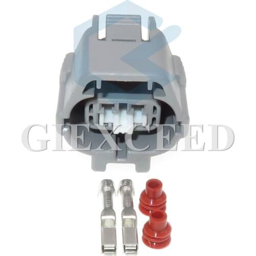 1 Set 2 Pin Automotive Electrical O2 Oxygen Sensor Plug Waterproof Cable Connector Socket For Honda Accord