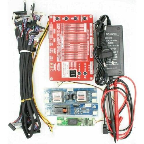 7 Pcs/Set LED LCD Screen Tester Tool Test Board Repair Tool For TV/Computer/Laptop Repair T-80s Panel US/EU Plug Latest Version