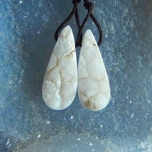 Nugget Agate Earring Bead,Fashion Jewelry For Women Earrings Accessories,29x11x7mm,6.2g