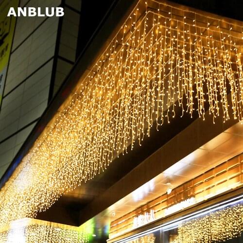 ANBLUB LED Garlands Icicles